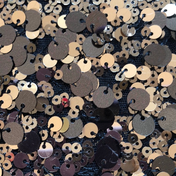 Cejon black and gold sequin scarf - Picture 3 of 5